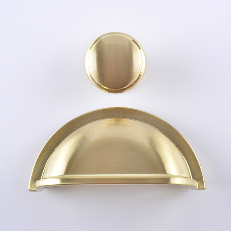 Brushed Brass Đồ Nội Thất Tay  - đánh giá và giá Furniture Hardware Drawer Pulls