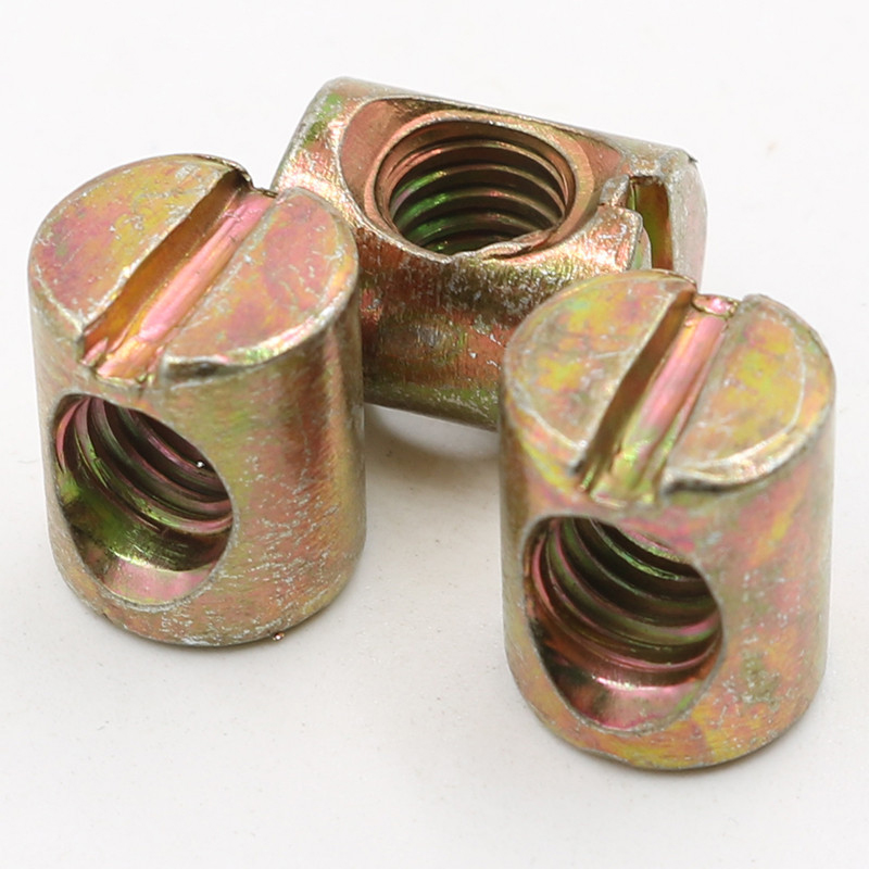 Color Zinc Plated Carbon Steel - đánh giá và giá Furniture Hardware Barrel Nut