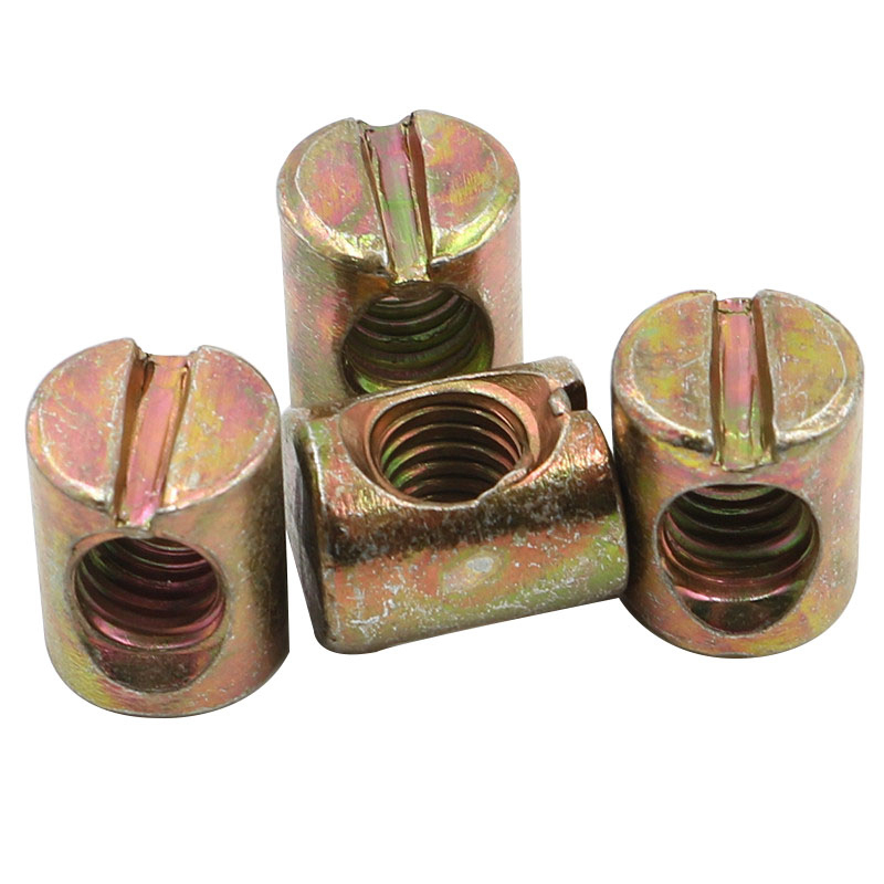 Color Zinc Plated Carbon Steel - đánh giá và giá Furniture Hardware Barrel Nut