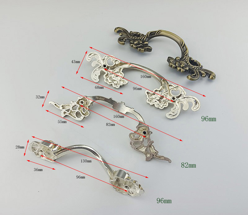 Cổ Bạc Cổ Điển Đồ Nội Thất Phầ - đánh giá và giá Furniture Hardware Drawer Pulls
