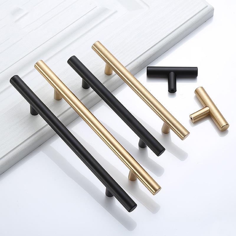 Hiện Đại Vàng Chải Thẳng Tủ Ta - đánh giá và giá Furniture Hardware Drawer Pulls