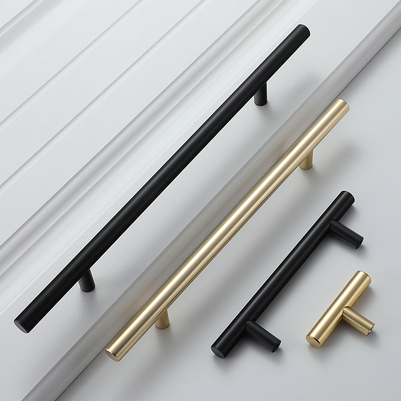 Hiện Đại Vàng Chải Thẳng Tủ Ta - đánh giá và giá Furniture Hardware Drawer Pulls