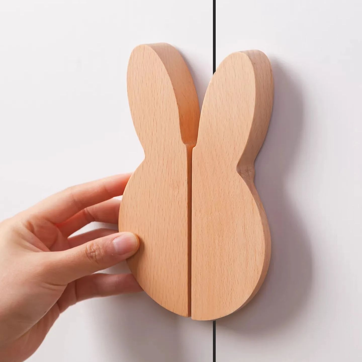Solid Wooden Cabinet Handles B - đánh giá và giá Furniture Hardware Drawer Pulls