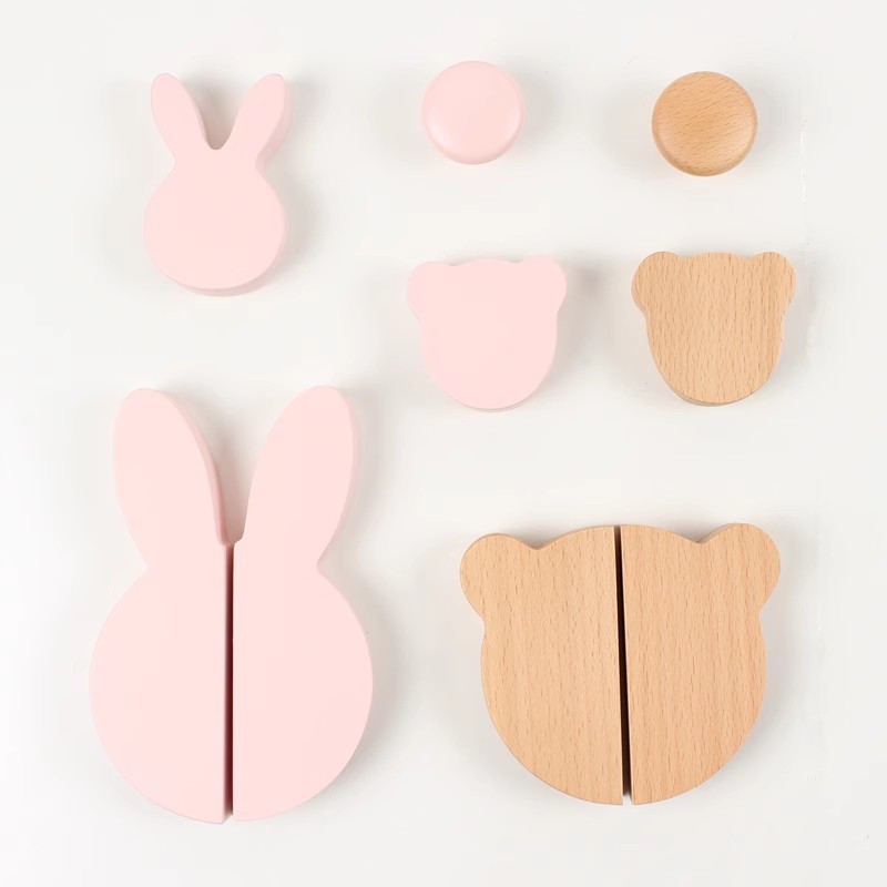 Solid Wooden Cabinet Handles B - đánh giá và giá Furniture Hardware Drawer Pulls