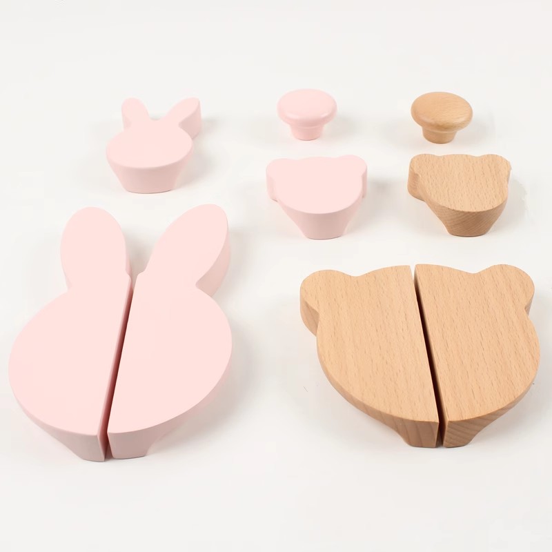 Solid Wooden Cabinet Handles B - đánh giá và giá Furniture Hardware Drawer Pulls