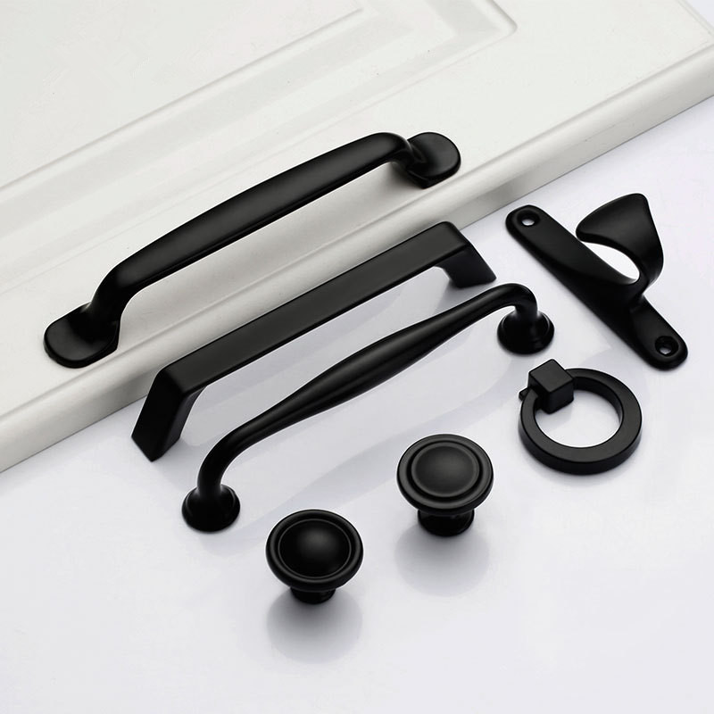 Tay Cầm Màu Đen Cho Đồ Nội Thấ - đánh giá và giá Furniture Hardware Drawer Pulls