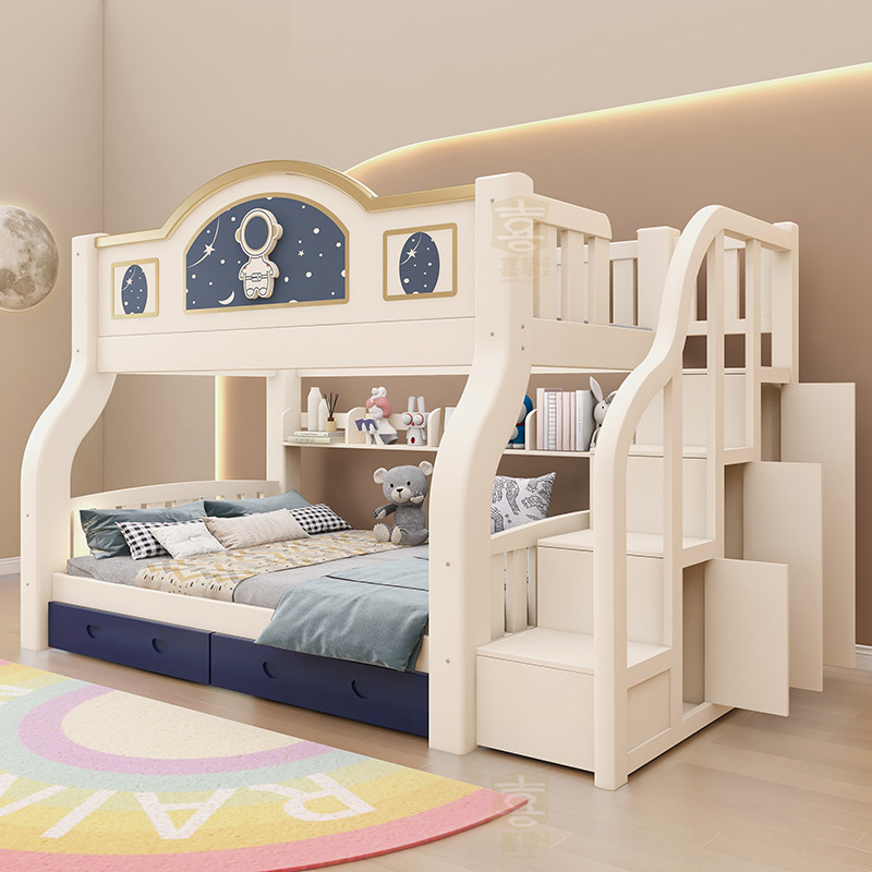 Solid wood two-layer bed Mothe - đánh giá và giá Furniture Hardware Lowes