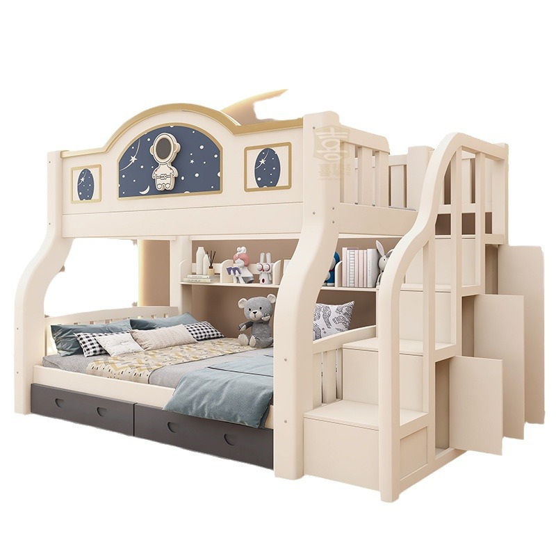 Solid wood two-layer bed Mothe - đánh giá và giá Furniture Hardware Lowes