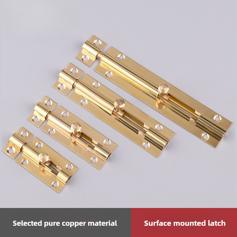 1PCS  Brass Doors Slide Latch  - đánh giá và giá Furniture Hook Hardware