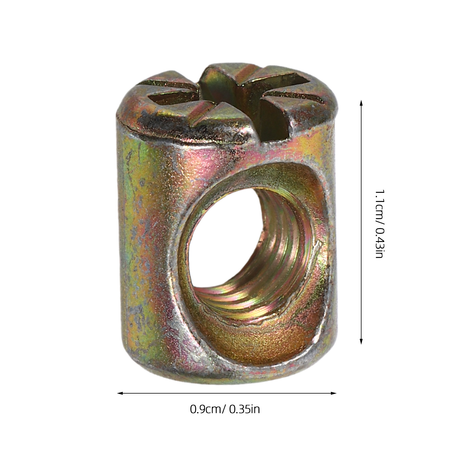 50Pcs M6 Slotted Barrel Nuts K - đánh giá và giá Furniture Hardware Barrel Nut