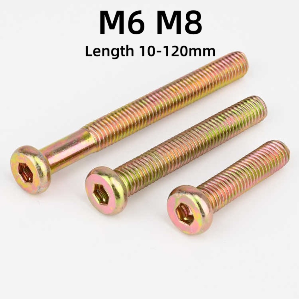 M6 M8 Hex Socket Round Flat He - đánh giá và giá Furniture Hardware Lowes