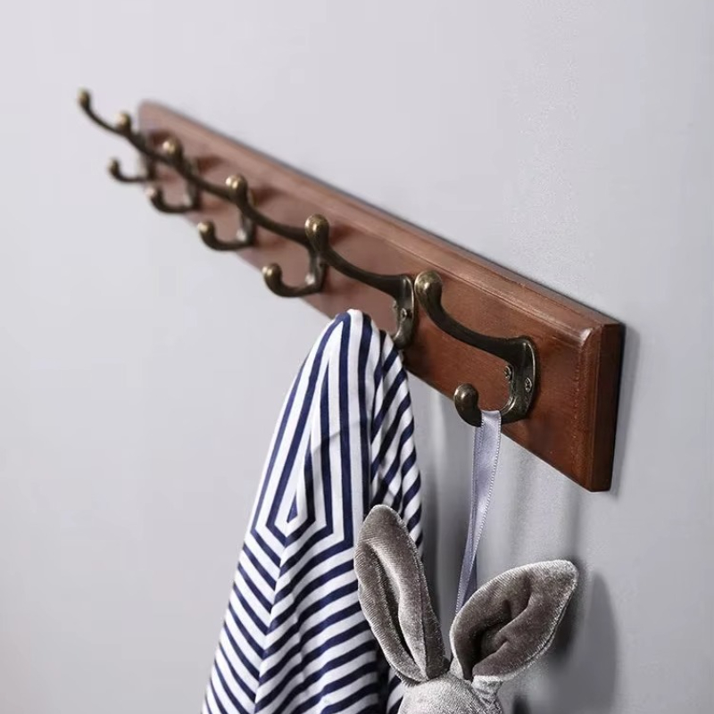 Wall Mounted Solid Wood Coat R - đánh giá và giá Furniture Hook Hardware