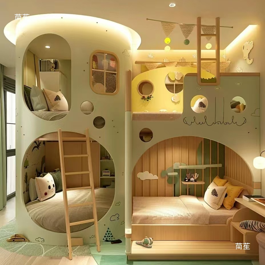 Solid Wood Children's Bed High - đánh giá và giá Furniture Hardware Lowes