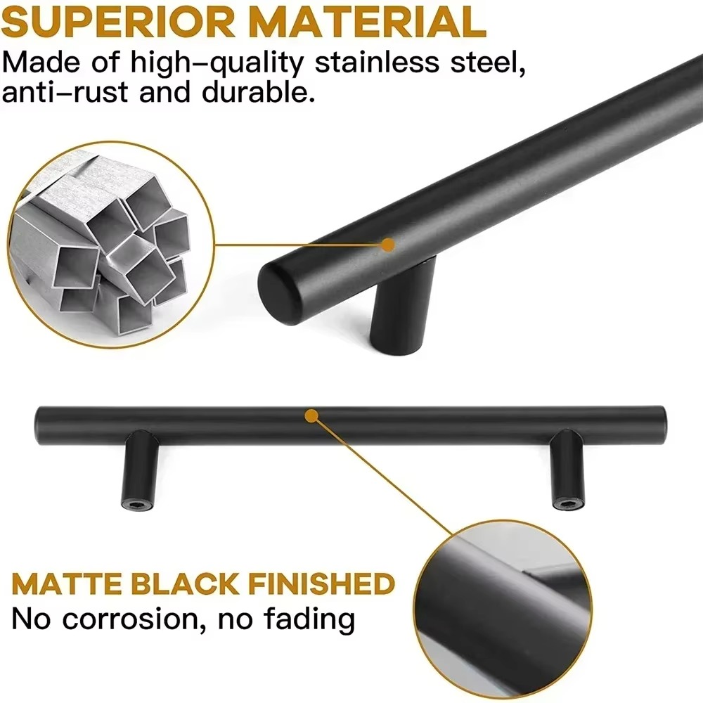 20 PCS Cabinet Pulls Matte Bla - đánh giá và giá Furniture Hardware Drawer Pulls