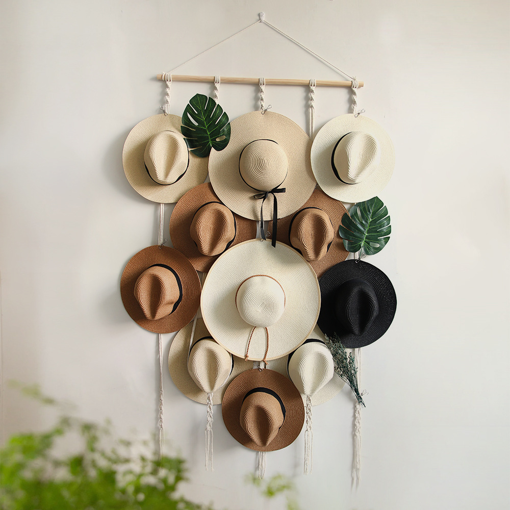 Macrame Hat Hangers Boho Home  - đánh giá và giá Furniture Hook Hardware