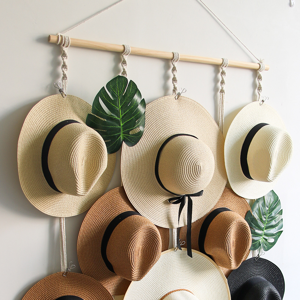 Macrame Hat Hangers Boho Home  - đánh giá và giá Furniture Hook Hardware