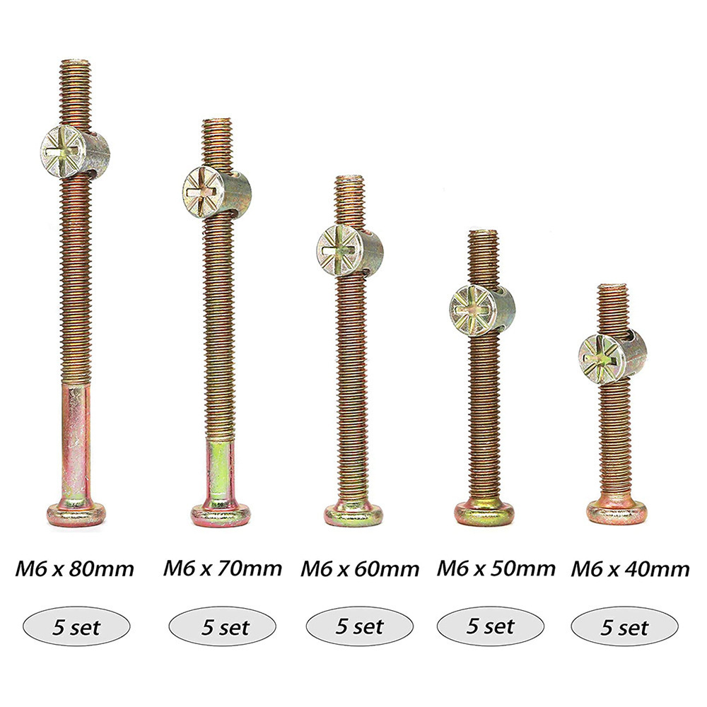 M6 Hex Socket Cap Screws With  - đánh giá và giá Furniture Hardware Barrel Nut