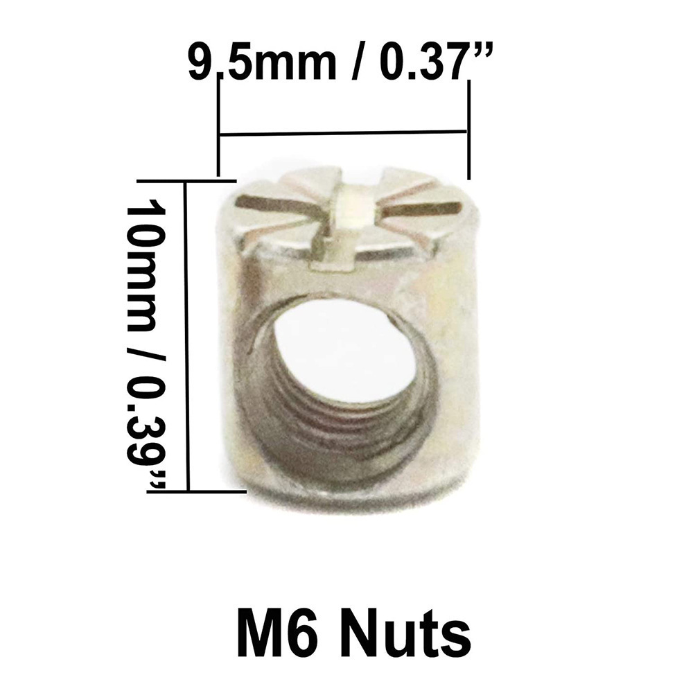 M6 Hex Socket Cap Screws With  - đánh giá và giá Furniture Hardware Barrel Nut
