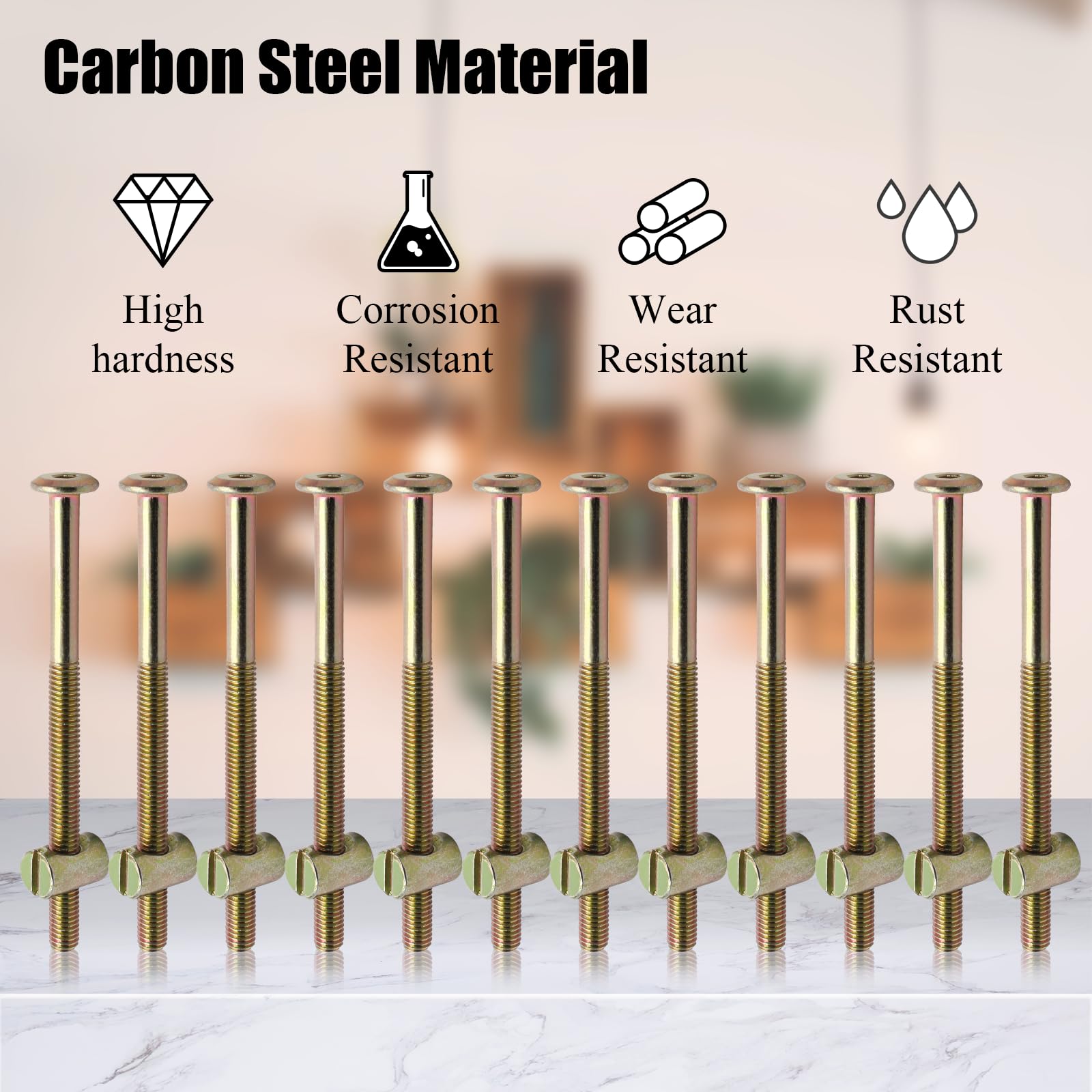 8 Sets M6 Furniture Crib Screw - đánh giá và giá Furniture Hardware Barrel Nut