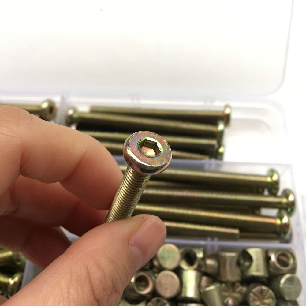 100Pcs M6 Barrel Dowel Nut Zin - đánh giá và giá Furniture Hardware Barrel Nut